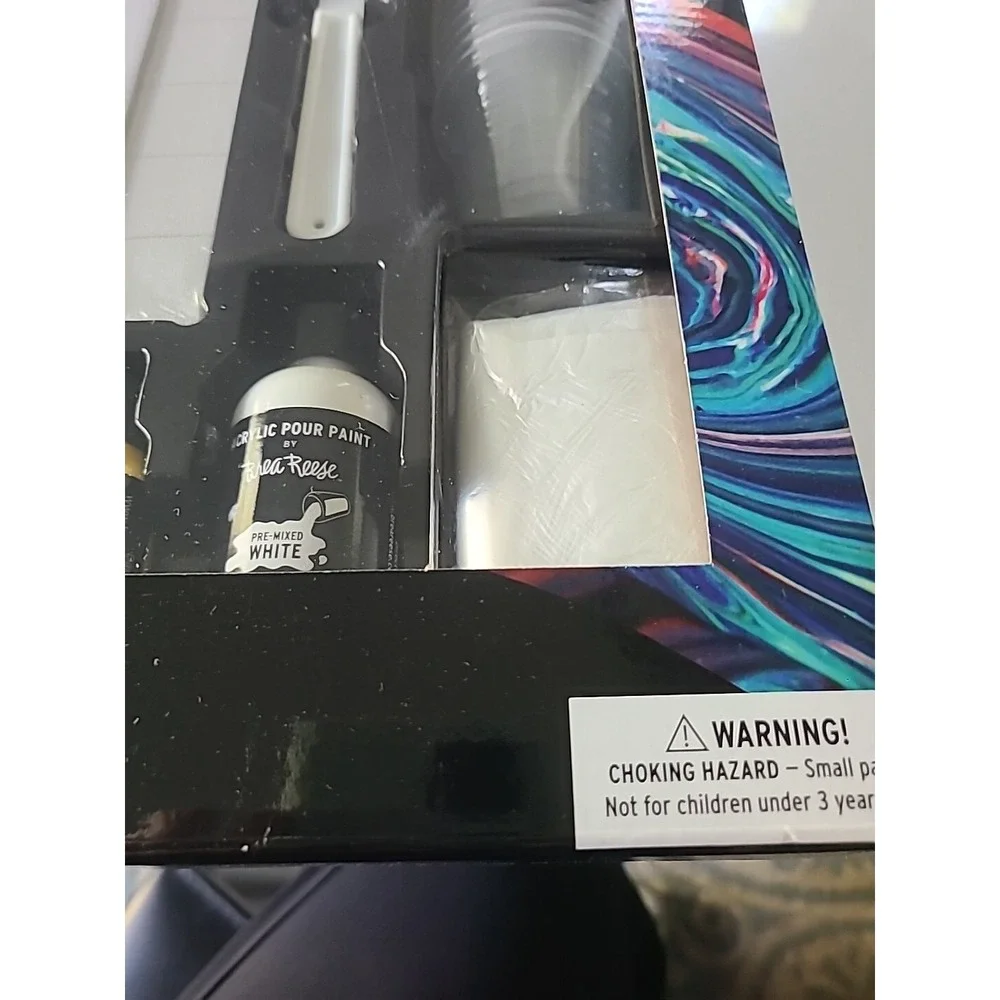 Brea Reese Acrylic Pouring Project Kit 34 Pieces Complete NEW